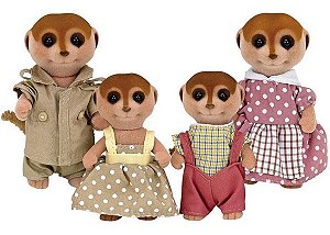 Sylvanian Families Família De Suricatos Epoch 5617