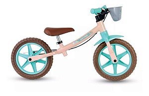 Bicicleta de Equilíbrio Balance Nathor Love sem pedal Aro 12