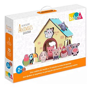Fazendinha Brinquedo Educativo Passa Figuras Animais Babebi