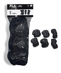 Kit Proteção Fila Patins Skate Bike Adulto