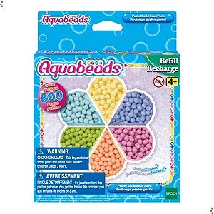 Aquabeads Cores Pasteis Refil Conjunto Beads 31505