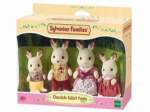 Sylvanian Families Nova Família Dos Coelhos Chocolate 5655