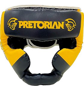 Protetor De Cabeça Pretorian Training Pro Preto E Amarelo