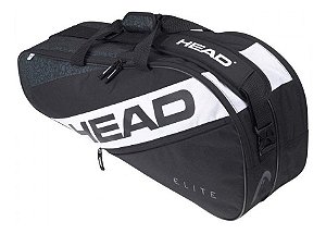 Raqueteira Head Elite Combi 6r New Preto E Branco