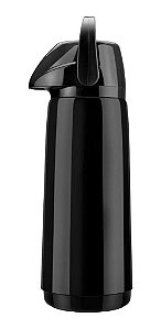 Garrafa Térmica Air Pot 1,8L Slim Pressão Preto Invicta