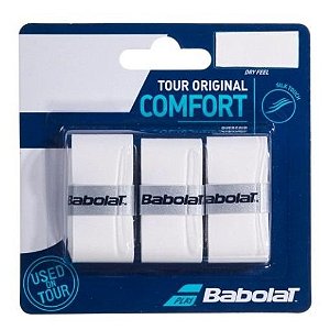 Overgrip Babolat Tour Comfort X3 - Branco