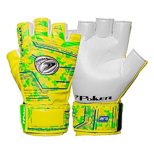 Luva de Futsal Poker Training Hold Infantil T 05 Amarela