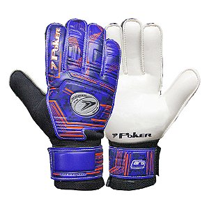 Luva Poker Futebol de Campo Training Hold Adulto T 09 Azul