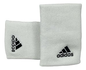 Munhequeira Adidas Wristband Grande Branco e Preto