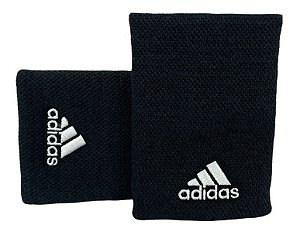 Munhequeira Adidas Wristband Grande Preto e branco