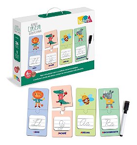 Aprenda o Alfabeto Jogo Pedagógico Educativo Loto das Letras - Bambinno -  Brinquedos Educativos e Materiais Pedagógicos