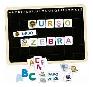 Brinquedo Educativo Quadro Da Alfabetização  Babebi