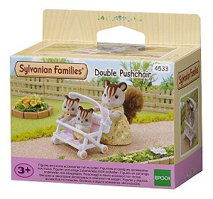 Sylvanian Families Carrinho Duplo  Para Bebês Epoch 4533
