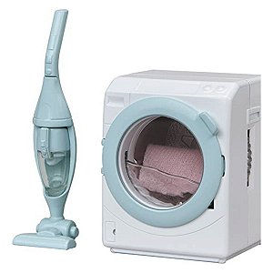 Sylvanian Families Maquina De Lavar Roupa E Aspirador De Pó