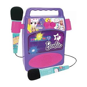 Meu Primeiro Karaokê Caixa De Música Barbie Com Luz Fun - Game1