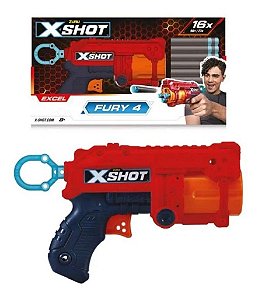 Lançador De Dardos X-Shot Red Fury 4 Candide 16 dardos