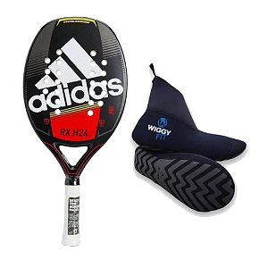 Raquete adidas Rx H24 Vermelha & Sapatilha Neoprene Wiggy