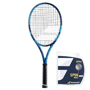 Raquete Babolat Pure Drive 300g L3 + Corda RPM Rough 125/17
