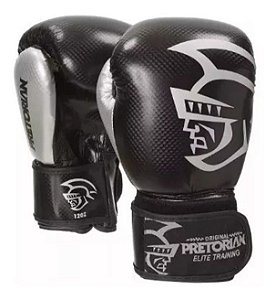 Kit de Boxe Muay Thai Pretorian Elite Training Preto12 Oz