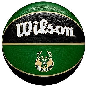 Kit Bola Basquete Oficial Nba Wilson Drv #7 Outdoor + Bomba