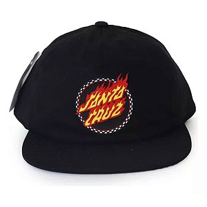 Boné Santa Cruz Check Ringed Flame Dot Uncunstructed