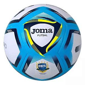 Bola De Futsal Hybrid Branco, Azul E Amarelo Joma