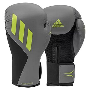 Luva de Boxe Adidas Speed Tilt Tg 150 Cinza e Verde 16oz