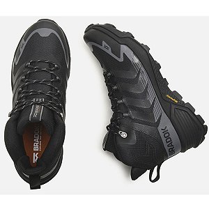 Bota Trekking Hiking Bradok Cross Trail HI Preto 39