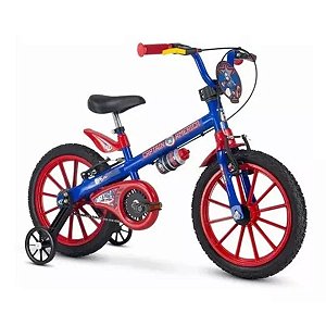 Bicicleta Infantil Aro 16 Capitão América Nathor