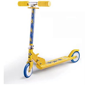 Patinete Infantil 2 Rodas Minions Dobrável