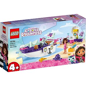 Lego Gabby's Dollhouse Navio e Spa da Gabby e Sereiata