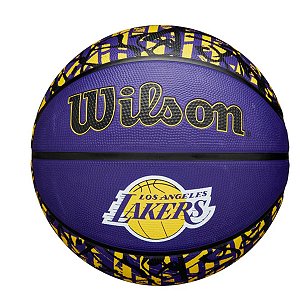 Bola de Basquete Wilson NBA Team Graffiti LA Lakers 7