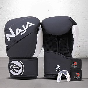 Kit Boxe e Muay Thai Naja Extreme Bandagem e Bucal