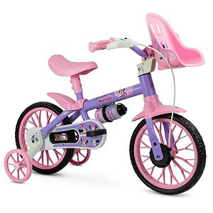 Bicicleta Infantil Aro 12 Nathor Minnie Mouse