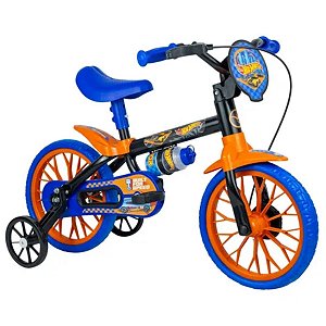 Bicicleta Infantil Aro 12 Nathor Hot Wheels