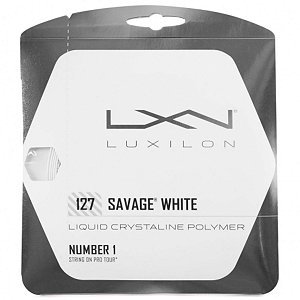 Corda Luxilon Savage 16L 1.27mm Branca Set Individual