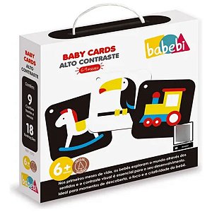 Baby Cards Alto Contraste 6 a 9 Meses Babebi 7070
