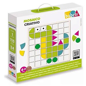 Brinquedo Quebra-cabeça Mosaico Criativo Babebi 7074