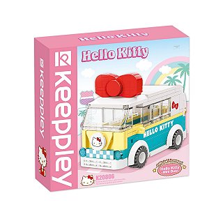 Bloco de Montar Mini Ônibus Hello Kitty e Amigos Keepplay
