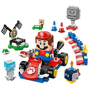 Lego Super Mario Mario Kart Interativo e Kart Padrão 72043