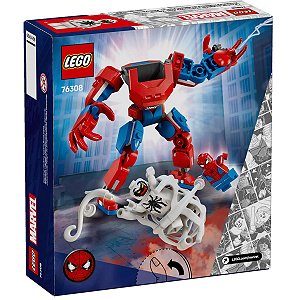 Lego Marvel Robô do Homem Aranha vs Anti Venom 76308