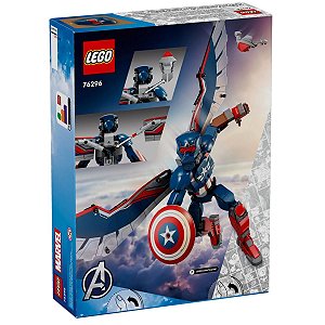 Lego Marvel Figura do Capitão América 76296