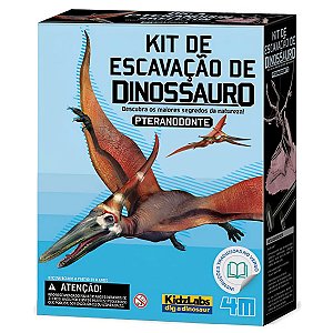 Kit de Escavação Dinossauros Pteranodonte Kosmika 4M