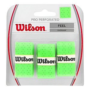 Overgrip Wilson Pro Perforated Feel Verde