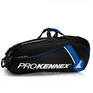 Raqueteira Prokennex Dupla X6 Preta e Azul
