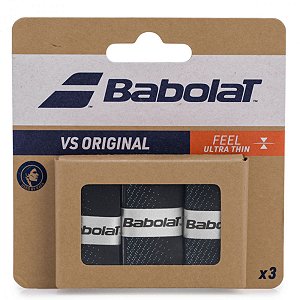 Overgrip Babolat Vs Original X3 Preto e Azul
