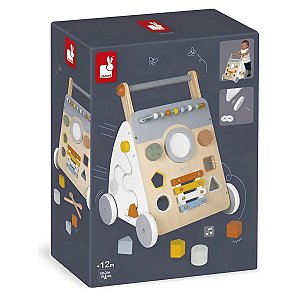 Andador De Madeira Infantil Educativo Janod Sweet Cocoon