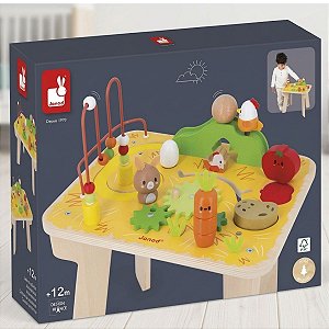 Mesa de Atividades Fazendinha Em Madeira Janod