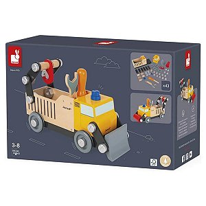 Brinquedo Caminhão Trator de Construção Janod