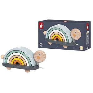 Tartaruga Arco-íris de Montar e Passear Sweet Cocoon Janod